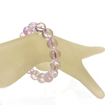 天然石  クンツァイト ブレスレット  (15.5cm) 2022の画像