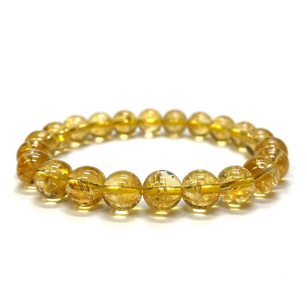 天然石  シトリン ブレスレット  (15.5cm) 2022の画像