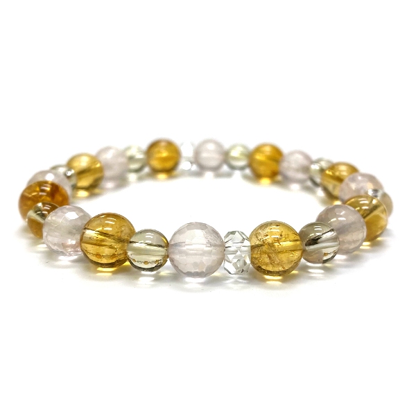 天然石 シトリン ブレスレット  (15.5cm) 2024の画像