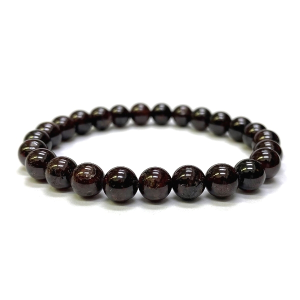 天然石 ガーネットのブレスレット  (17cm) 212の画像