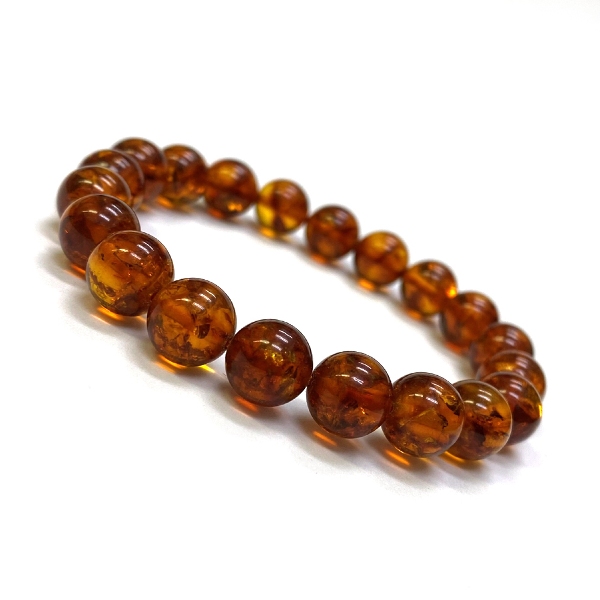 アンバーのブレスレット  (17cm)　204の画像