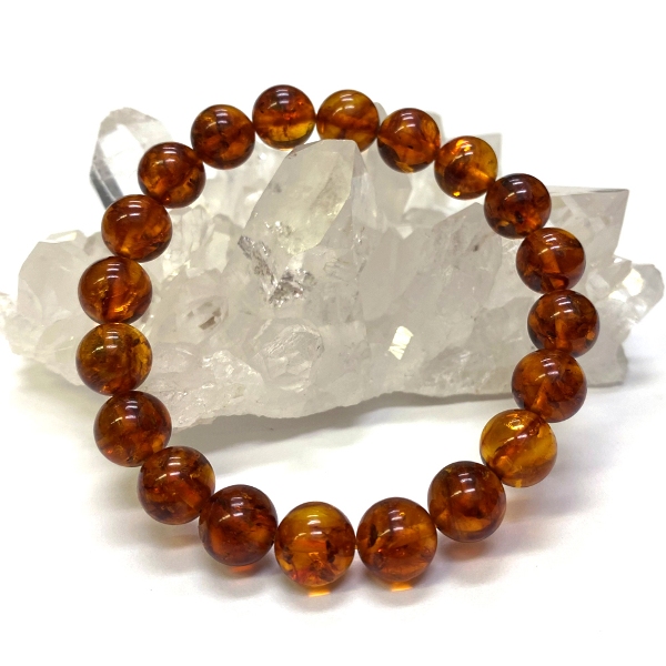 アンバーのブレスレット  (17cm)　204の画像
