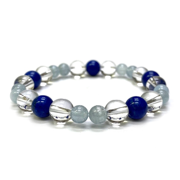 天然石 ラピスラズリ ブレスレット  (16cm) 207の画像