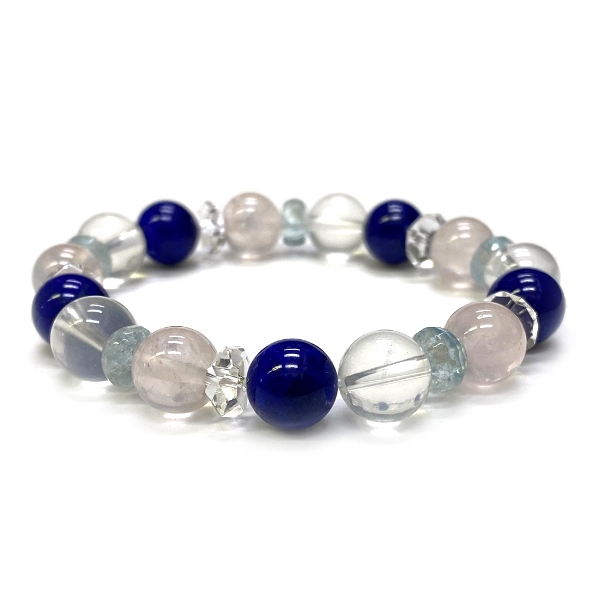 天然石 ラピスラズリ ブレスレット  (17cm) 209の画像