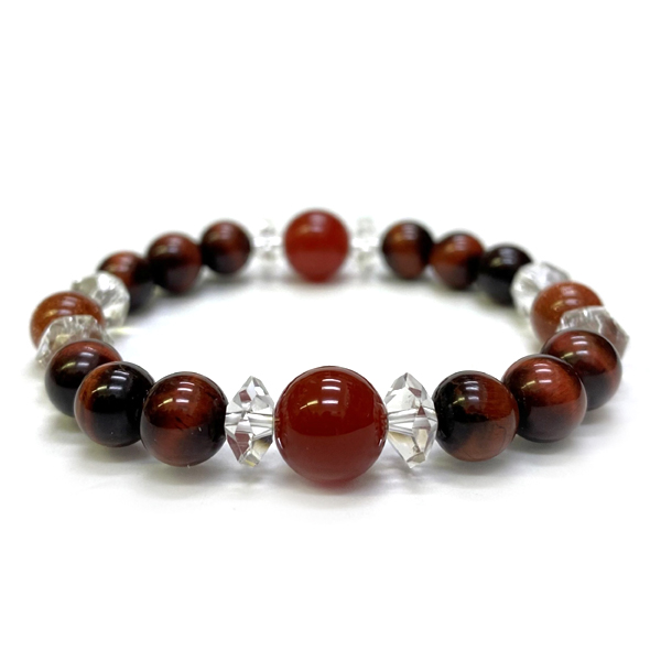 天然石  レッドタイガーアイ ブレスレット (15.5cm) 201の画像