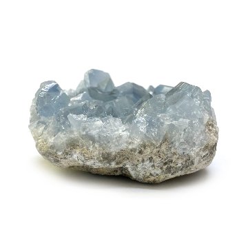 天然石  セレスタイト 天青石 原石 クラスター (240) 鉱物 鉱石 標本 置物 画像