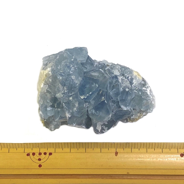 天然石  セレスタイト 天青石 原石 クラスター (243) 鉱物 鉱石 標本 置物 画像