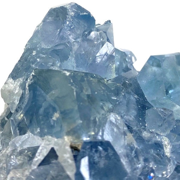 天然石  セレスタイト 天青石 原石 クラスター (247) 鉱物 鉱石 標本 置物 の画像
