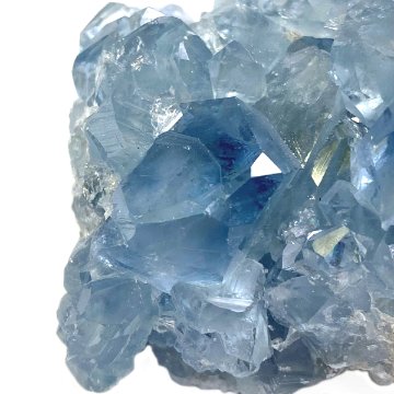 天然石  セレスタイト 天青石 原石 クラスター (247) 鉱物 鉱石 標本 置物 の画像