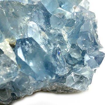 天然石  セレスタイト 天青石 原石 クラスター (247) 鉱物 鉱石 標本 置物 の画像