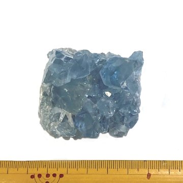 天然石  セレスタイト 天青石 原石 クラスター (247) 鉱物 鉱石 標本 置物 の画像