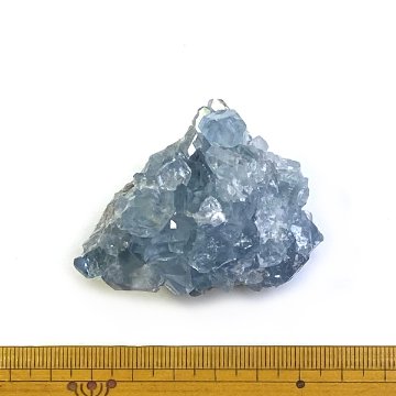 天然石  セレスタイト 天青石 原石 クラスター (250) 鉱物 鉱石 標本 置物 画像