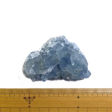 天然石  セレスタイト 天青石 原石 クラスター (252) 鉱物 鉱石 標本 置物 画像
