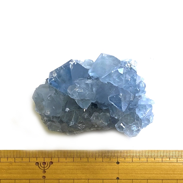 天然石  セレスタイト 天青石 原石 クラスター (254) 鉱物 鉱石 標本 置物 の画像