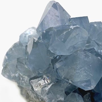 天然石  セレスタイト 天青石 原石 クラスター (254) 鉱物 鉱石 標本 置物 の画像