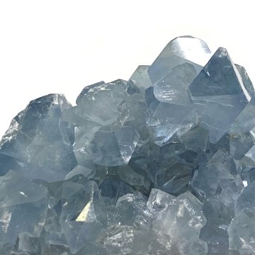 天然石  セレスタイト 天青石 原石 クラスター (254) 鉱物 鉱石 標本 置物 の画像