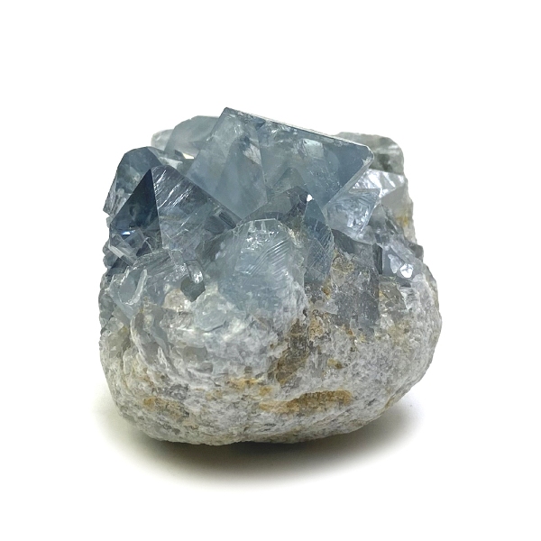 天然石  セレスタイト 天青石 原石 クラスター (256) 鉱物 鉱石 標本 置物 画像