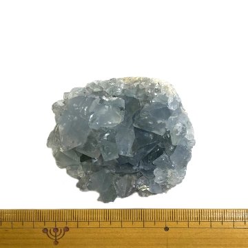 天然石  セレスタイト 天青石 原石 クラスター (260) 鉱物 鉱石 標本 置物 画像