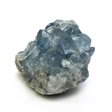 おまけ付き☆天然石 セレスタイト 天青石 原石 クラスター (268) 鉱物 鉱石 標本 置物 の画像