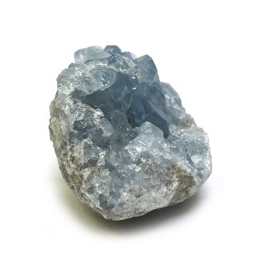 おまけ付き☆天然石 セレスタイト 天青石 原石 クラスター (268) 鉱物 鉱石 標本 置物 の画像