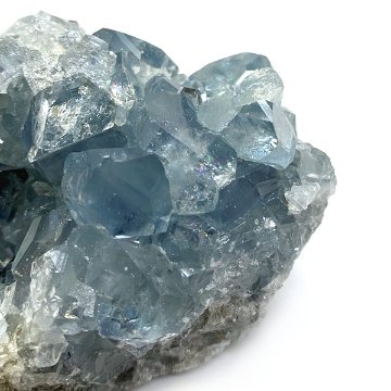 おまけ付き☆天然石 セレスタイト 天青石 原石 クラスター (268) 鉱物 鉱石 標本 置物 の画像