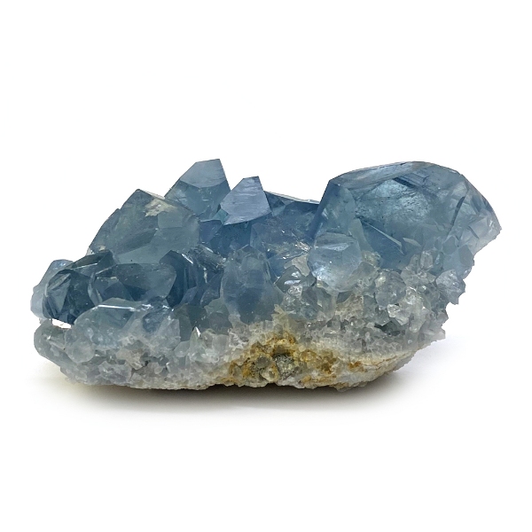 天然石  セレスタイト 天青石 原石 クラスター (270) 鉱物 鉱石 標本 置物 画像
