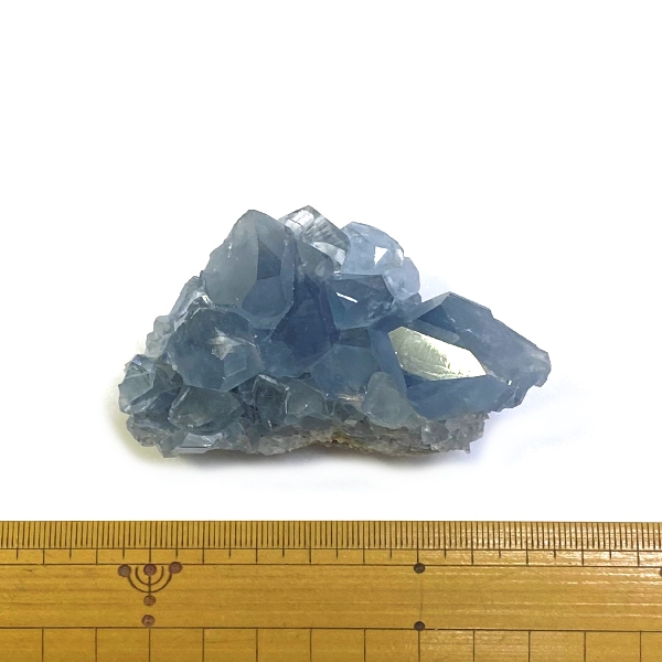 天然石  セレスタイト 天青石 原石 クラスター (270) 鉱物 鉱石 標本 置物 画像