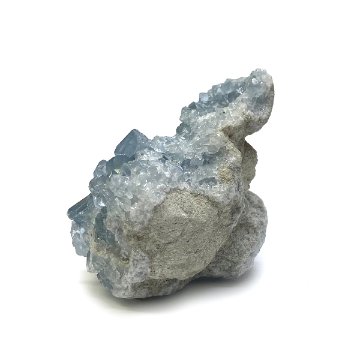 天然石  セレスタイト 天青石 原石 クラスター (271) 鉱物 鉱石 標本 置物 画像