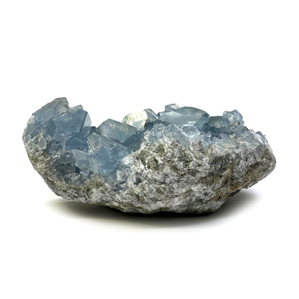 天然石  セレスタイト 天青石 原石 クラスター (272) 鉱物 鉱石 標本 置物 画像