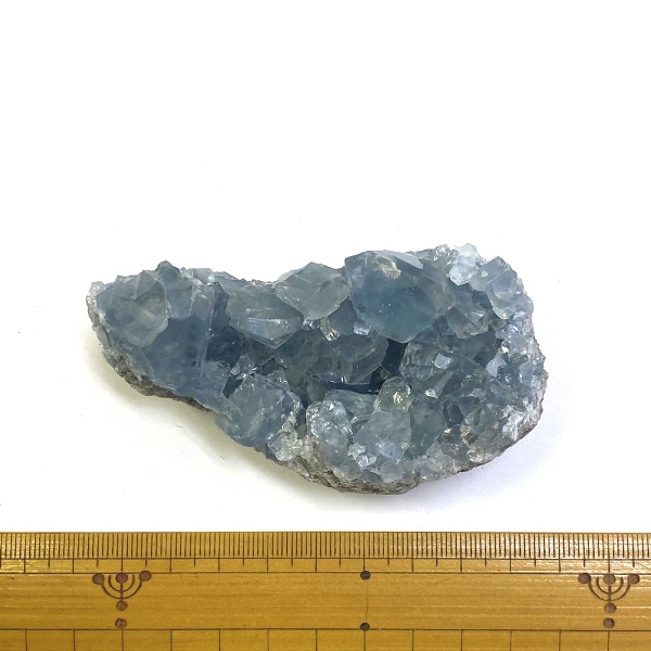 天然石  セレスタイト 天青石 原石 クラスター (272) 鉱物 鉱石 標本 置物 画像
