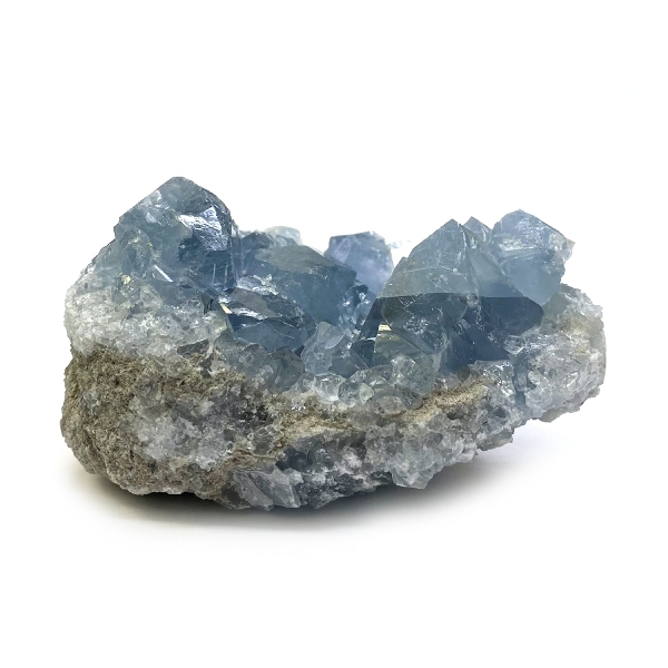 天然石  セレスタイト 天青石 原石 クラスター (273) 鉱物 鉱石 標本 置物 画像