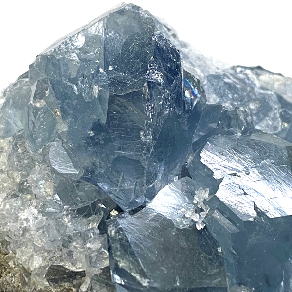 天然石  セレスタイト 天青石 原石 クラスター (273) 鉱物 鉱石 標本 置物 画像