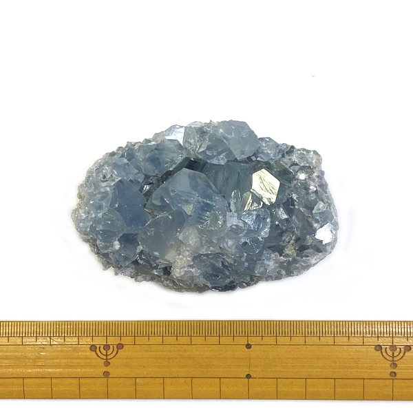天然石  セレスタイト 天青石 原石 クラスター (275) 鉱物 鉱石 標本 置物 画像