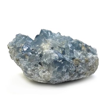 天然石  セレスタイト 天青石 原石 クラスター (275) 鉱物 鉱石 標本 置物 画像