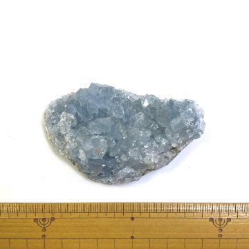 天然石  セレスタイト 天青石 原石 クラスター (276) 鉱物 鉱石 標本 置物 画像