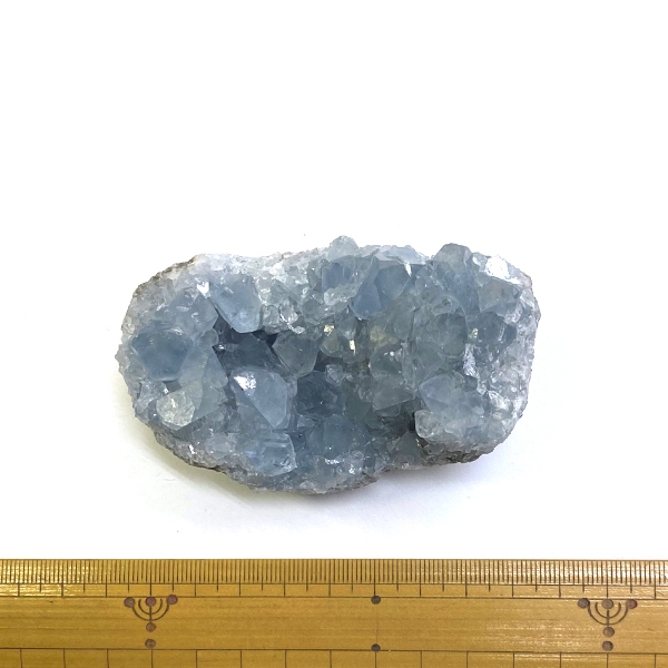 天然石  セレスタイト 天青石 原石 クラスター (277) 鉱物 鉱石 標本 置物 画像