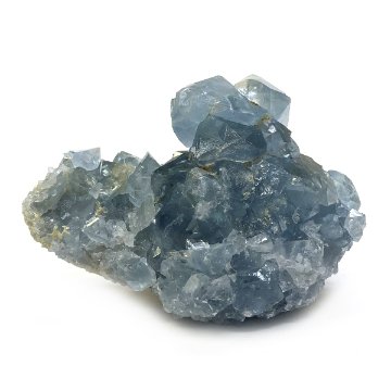 おまけ付き☆天然石 セレスタイト 天青石 原石 クラスター (278) 鉱物 鉱石 標本 置物 の画像