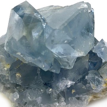 おまけ付き☆天然石 セレスタイト 天青石 原石 クラスター (278) 鉱物 鉱石 標本 置物 の画像