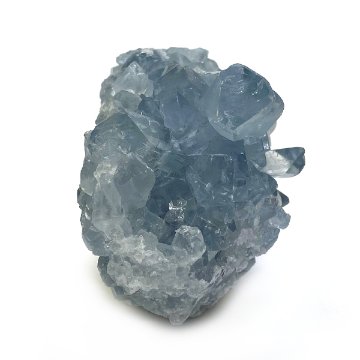 天然石  セレスタイト 天青石 原石 クラスター (281) 鉱物 鉱石 標本 置物 画像