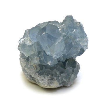 天然石  セレスタイト 天青石 原石 クラスター (285) 鉱物 鉱石 標本 置物 画像