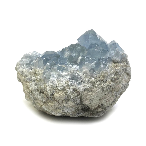 天然石  セレスタイト 天青石 原石 クラスター (286) 鉱物 鉱石 標本 置物 画像