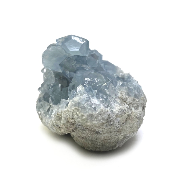天然石  セレスタイト 天青石 原石 クラスター (286) 鉱物 鉱石 標本 置物 画像