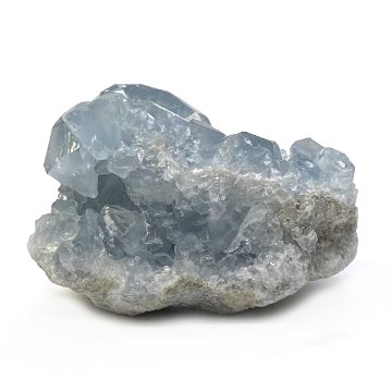 天然石  セレスタイト 天青石 原石 クラスター (288) 鉱物 鉱石 標本 置物 画像