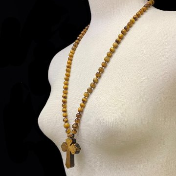 天然石 タイガーアイ ネックレス （205）の画像