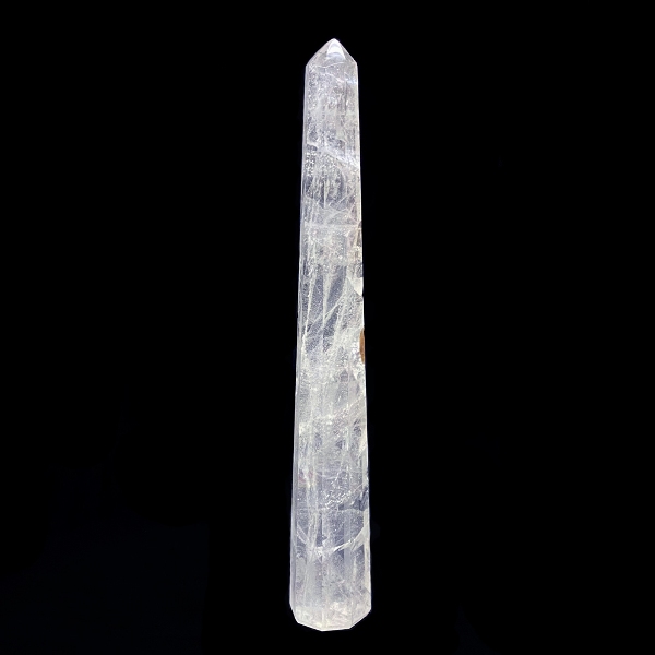天然石 ヒマラヤ水晶 クリスタル レインボー入り 六角柱
