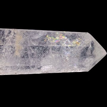 天然石  ヒマラヤ水晶　クリスタル レインボー入り 六角柱（2202）BIGサイズ ポイント画像