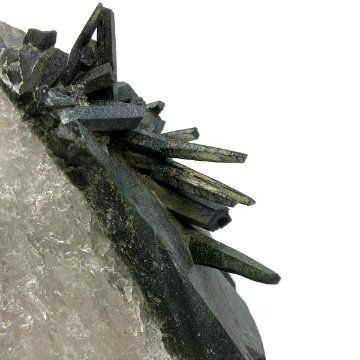天然石  ガネーシュヒマール産 ヒマラヤ水晶 クラスター  クローライトINクォーツ  限定品 934の画像