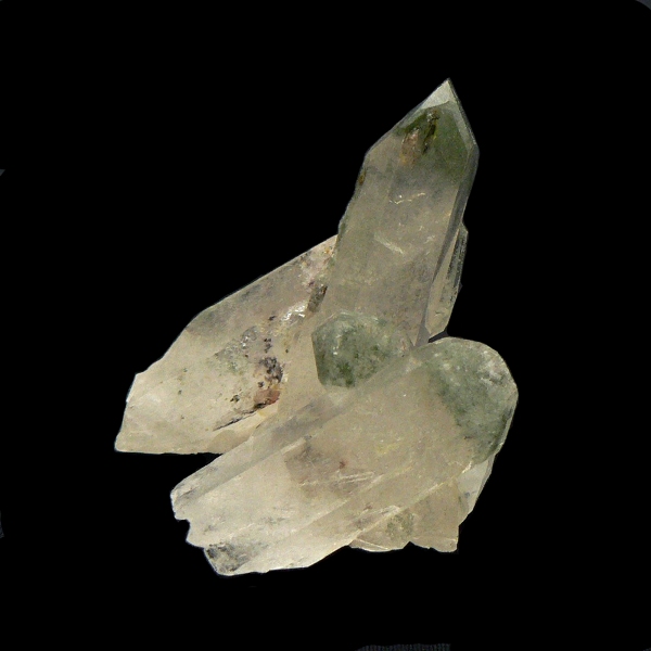 天然石  ガネーシュヒマール産 ヒマラヤ水晶 クラスター  クローライトINクォーツ  限定品 936の画像