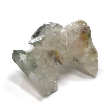 天然石  ガネーシュヒマール産 ヒマラヤ水晶 クラスター  クローライトINクォーツ  限定品 936の画像