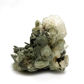 天然石  ガネーシュヒマール産 ヒマラヤ水晶 クラスター  クローライトINクォーツ  アルバイト共生　限定品 940画像